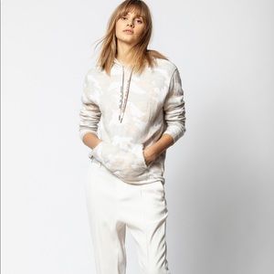 NWT Zadig & Voltaire New CWV Camo Hoodie Size XS